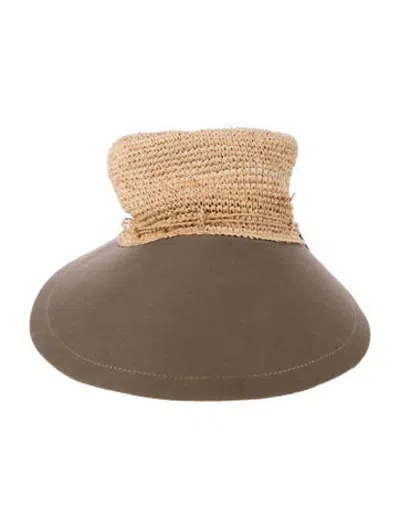Pre-owned Lanvin Straw Hat In Neutrals