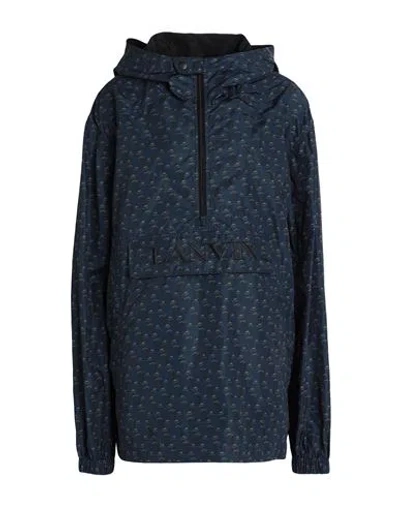 Lanvin Woman Jacket Midnight Blue Size S Polyester
