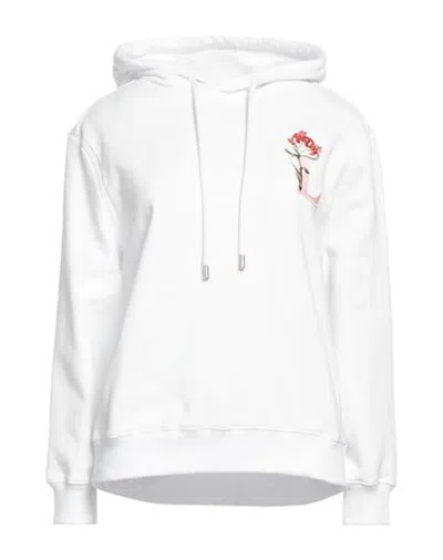 Lanvin Woman Sweatshirt White Size S Cotton, Elastane, Recycled Polyester, Viscose
