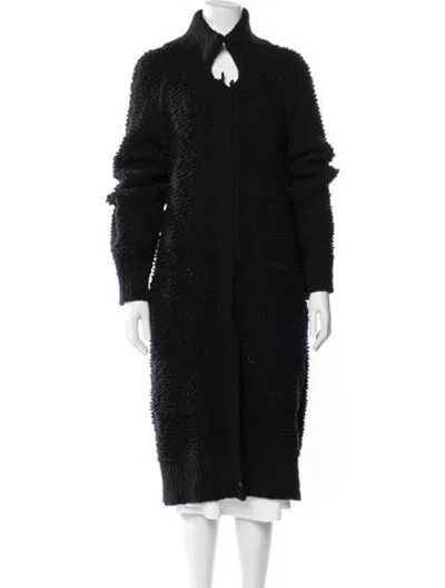 Pre-owned Lanvin Wool Coat In Black