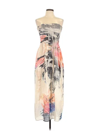 Pre-owned Lapis Cocktail Dress In Gray