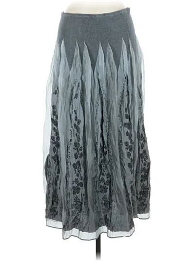 Pre-owned Lapis Formal Skirt In Gray