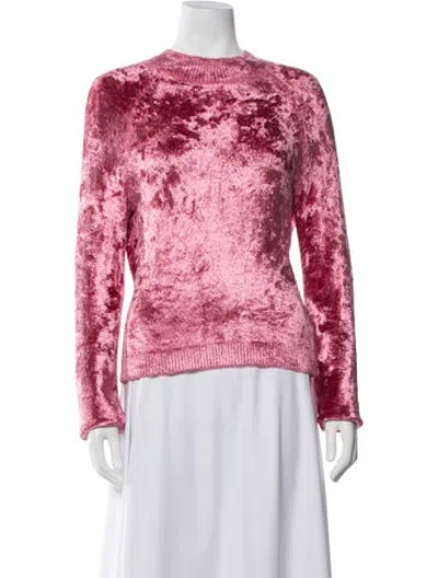 Pre-owned Lapointe Mock Neck Sweater In Pink