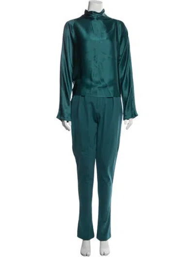 Pre-owned Lapointe Pant Set In Blue