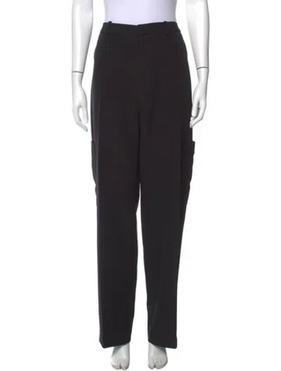 Pre-owned Lapointe Straight Leg Pants In Black