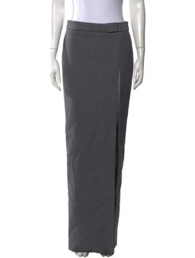 Pre-owned Laquan Smith Long Skirt W/ Tags In Grey
