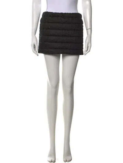 Pre-owned Laquan Smith Mini Skirt W/ Tags In Black