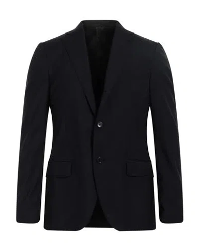 Lardini Man Blazer Midnight Blue Size 44 Wool