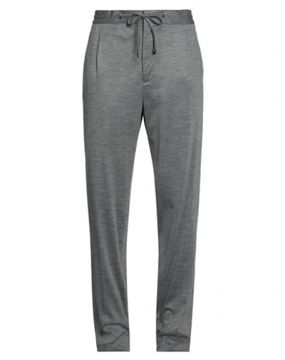 Lardini Man Pants Lead Size 40 Wool, Polyamide In Grey