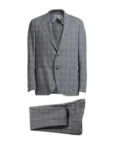 Lardini Man Suit Grey Size 46 Wool, Viscose, Polyester, Elastane