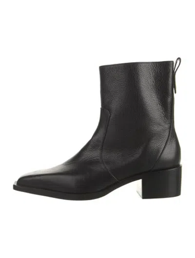 Pre-owned Larroude Leather Boots In Black