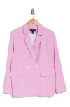 Laundry By Shelli Segal Airflow Double Breasted Blazer In Lavender