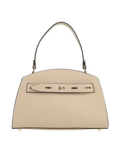 Laura Di Maggio Woman Handbag Beige Size - Leather