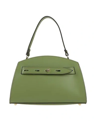 Laura Di Maggio Woman Handbag Military Green Size - Leather