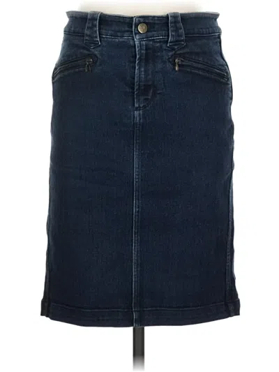 Pre-owned Lauren Jeans Co. Denim Skirt In Blue