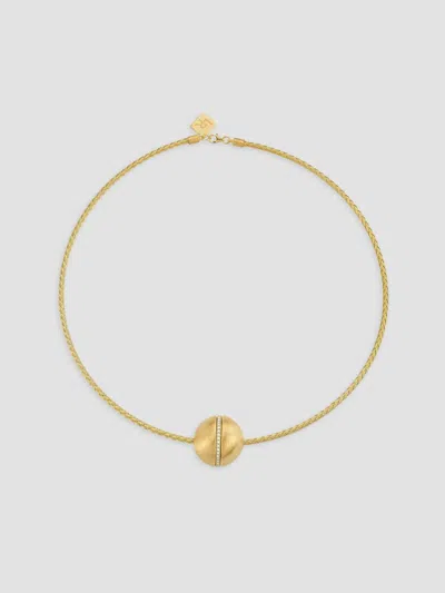Lauren Rubinski Women's 14k Yellow Gold & 0.215 Tcw Diamond Ball Pendant Necklace