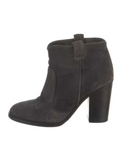 Pre-owned Laurence Dacade Suede Boots In Black