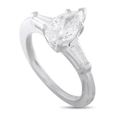 Lb Exclusive Platinum 1.16ct Diamond Ring Mf22-072826 In White