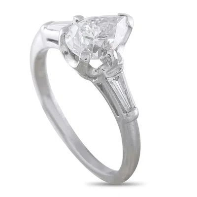 Lb Exclusive Platinum 1.60ct Diamond Solitaire Ring Mf19-072826 In White