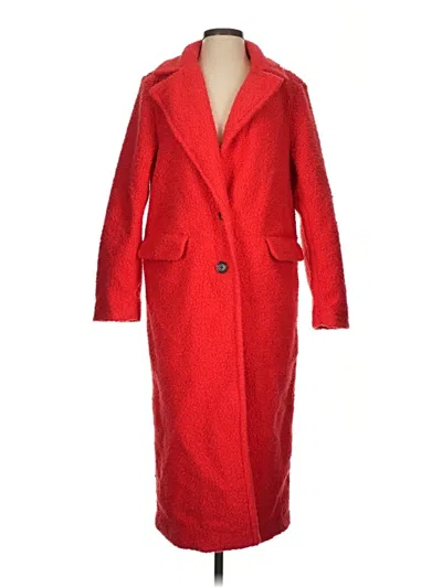 Pre-owned Lc Lauren Conrad Coat In Red