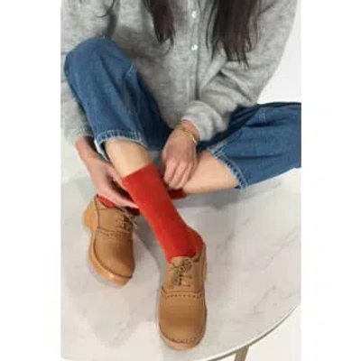 Le Bon Shoppe Cloud Burnt Orange Socks
