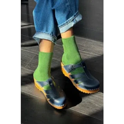 Le Bon Shoppe Cloud Kale Socks In Green