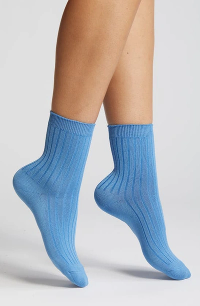 Le Bon Shoppe Her Socks In Electric Blue