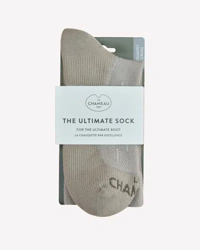 Le Chameau Country Cross Socks - Oatmeal - Xl In Brown