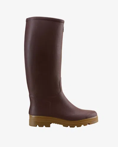 Le Chameau Men's Saint Hubert Leather Lined Wellington Boot - Brown - Uk 14 / Eu 50 / Us 16 / 52cm