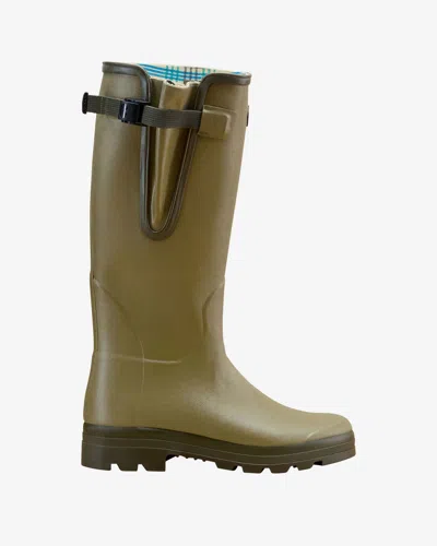 Le Chameau Men's Vierzon Jersey Lined Wellington Boot - Iconic Green - Uk 15 / Eu 51 / Us 17