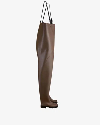 Le Chameau Mer Renforcé Waders - Brown - Uk 12.5 / Eu 48 / Us 13.5