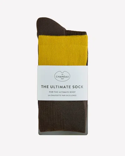 Le Chameau The Ultimate Socks High - Mustard - Xl In Yellow