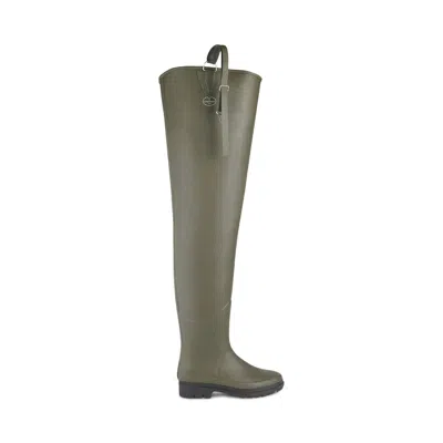 Le Chameau Unisex Deltanord Thigh High Boot - Chameau Green - Uk 11 / Eu 46 / Us 13