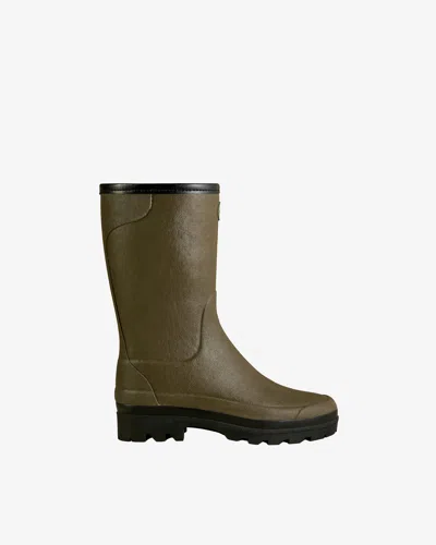 Le Chameau Women's Giverny Wool Lined Bottillon - Chameau Green - Uk 8 / Eu 42 / Us 10.5