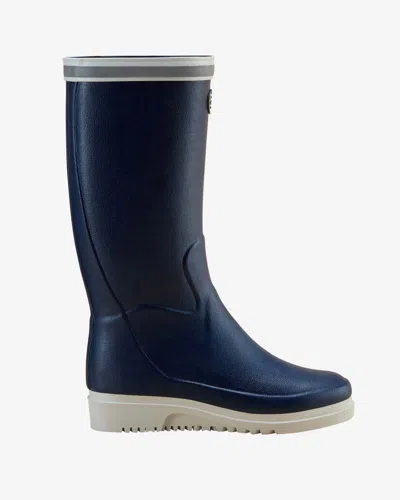 Le Chameau Women's Marine Evo Ponti Lined Wellington Boot - Marine Blue - Uk 8 / Eu 42 / Us 10.5