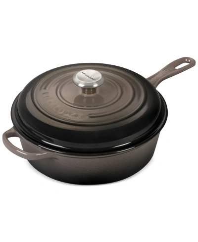 Le Creuset Cast Iron 3.75 Quart Signature Cassadou In Oyster