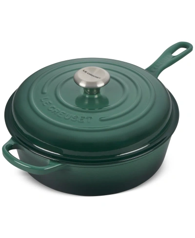 Le Creuset Cast Iron 3.75 Quart Signature Cassadou In Artichaut