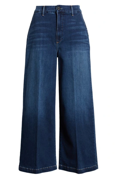 Le Jean Jude High Waist Wide Leg Trouser Jeans In Libertine