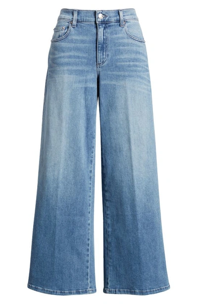 Le Jean Juliette Ankle Wide Leg Jeans In Wind Of Change