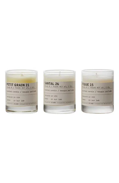 Le Labo Candle Discovery Set In Gray