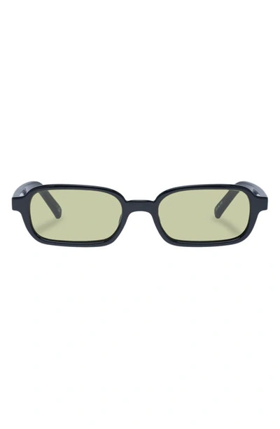 Le Specs Pilferer 53mm Rectangular Sunglasses In Black