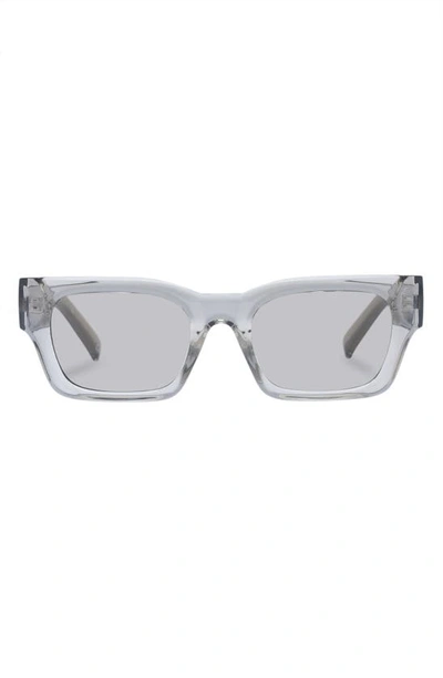 Le Specs Shmood 52mm Rectangular Sunglasses In Eucalyptus