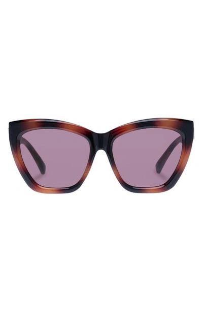 Le Specs Vamos 57mm Cat Eye Sunglasses