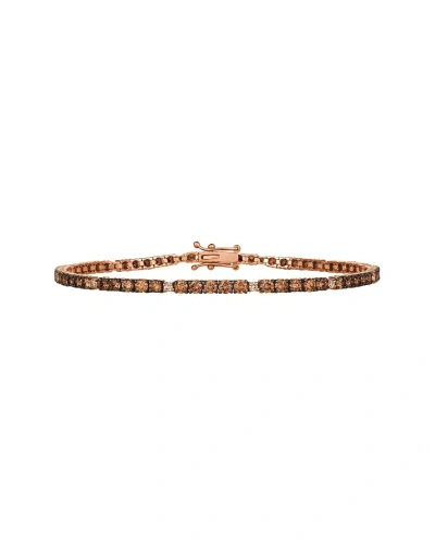 Le Vian Chocolate Diamonds 14k Rose Gold 4.30 Ct. Tw. Diamond Tennis Bracelet