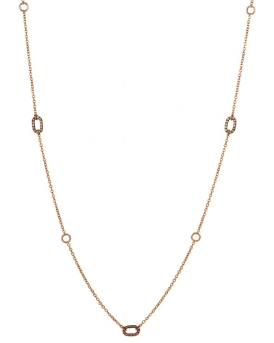 Le Vian Chocolate Diamonds 14k Rose Gold 1.27 Ct. Tw. Diamond Layering Necklace
