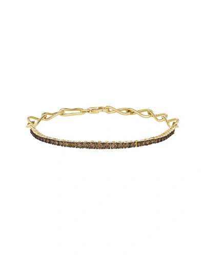 Le Vian Chocolate Diamonds 14k 1.00 Ct. Tw. Diamond Line Bracelet In Yellow