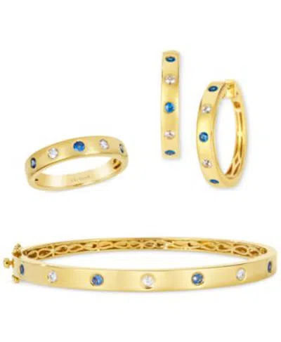 Le Vian Anywear Everywear Blueberry Sapphire Or Pink Sapphire White Sapphire Ring Earrings Bracelet Collecti In Rose Gold  Blue Sapphire