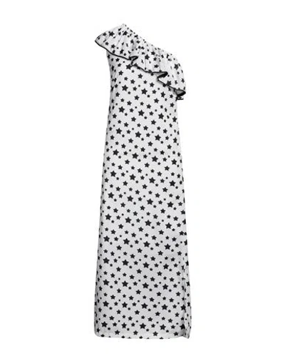 Le Volière Woman Maxi Dress White Size Xs Polyester