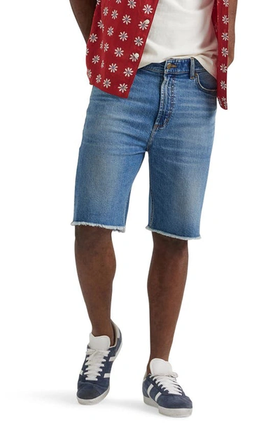 Lee Heritage Loose Fit Slouch Cutoff Denim Shorts In Bruce