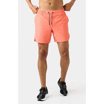 Legends Luka Hd 7-inch Lined Performance Shorts In Orange